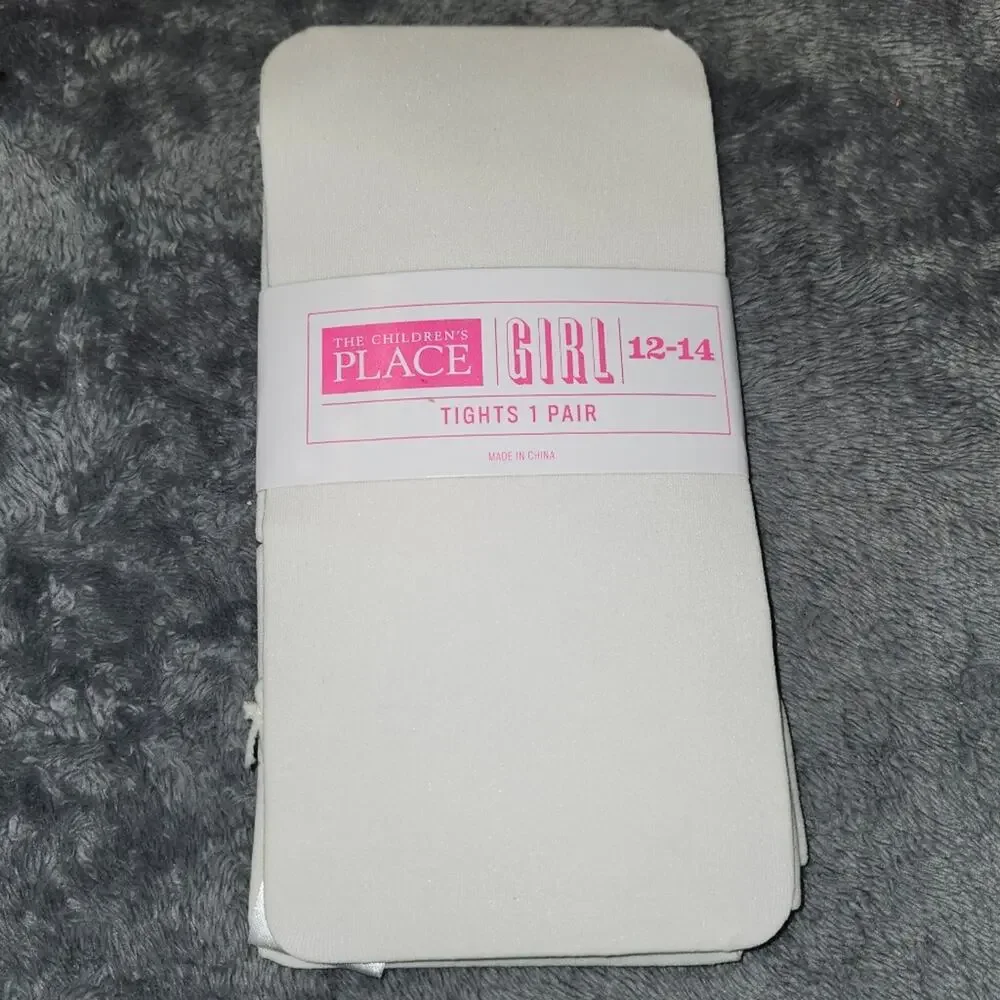 Girls Tights Sz 12 - 14 NWT | White | Children's Place
